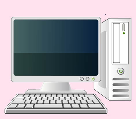 パソコン画像ピンク